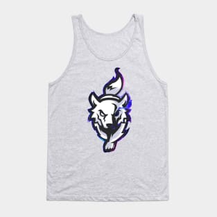 Galaxy wolf Tank Top